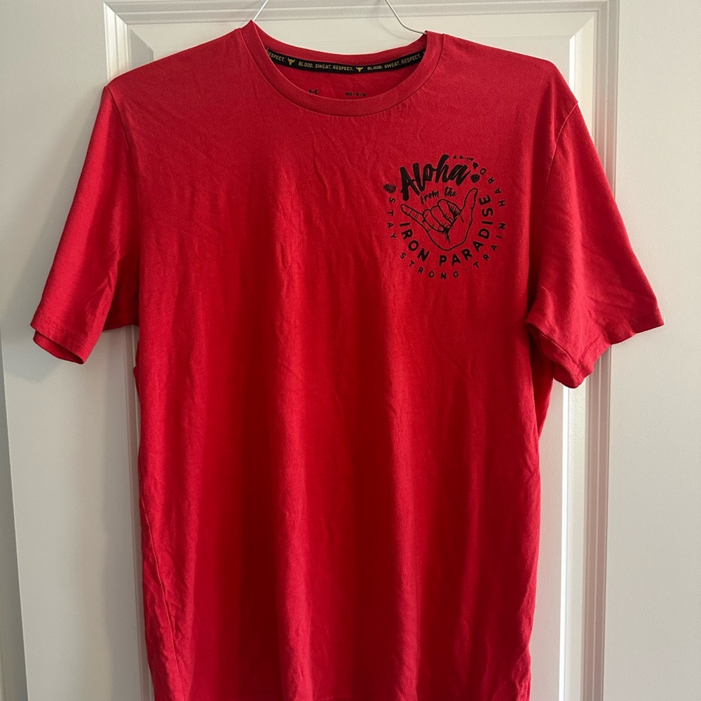Under Armour ROCK - Iron Paradise - Red Short Sleeve Tee